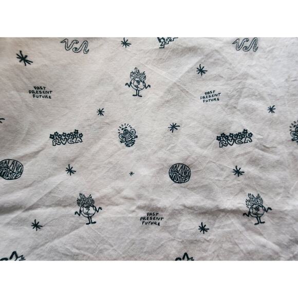 RVCA Kimura Balance Of Opposites Designer Button‎ Up Shirt Men’s SMALL New Retro - Picture 2 of 9